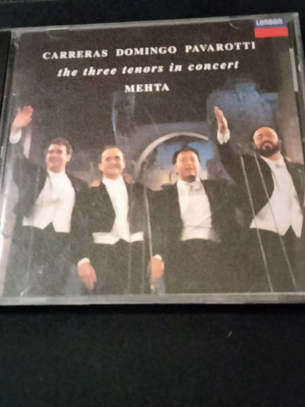 The Three Tenors In Concert CD Carreras Domingo Pavarotti Zubin Mehta Conductor